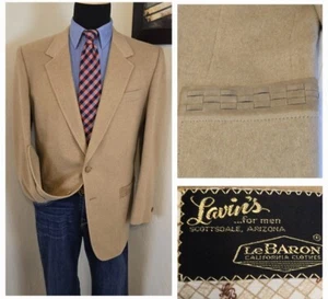 Blazer Trenzado De Colección LeBaron California Clothes Chaqueta Occidental Para Hombres 46R Rockabilly - Imagen 1 de 24
