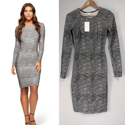 Kookai Sz 1 Stretch Knit Brickworks Dress NEW W Tags - image 1 of 4