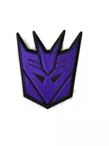 Decepticons Transformer Aufnäher 3"" x 2,75"" - Superheld Aufbügeln oder Nähen Aufnäher - Bild 1 von 1