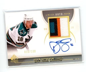 2010-11 SP AUTHENTIC #30 LIMITED PATCH AUTO /100 DEVIN SETOGUCHI - Picture 1 of 1