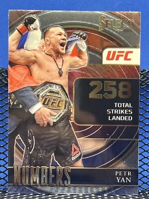 2022 Panini Select UFC PETR YAN Numbers Insert - Image 1 of 2
