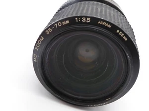 Minolta 35-70mm f/3.5 Macro Zoom Lens MD Mount & Caps UK Fast Post + new filter - Picture 1 of 14