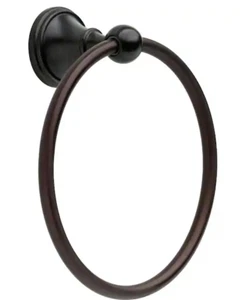 Delta Towel Ring Black Venetian Bronze Finish Crestfield Collection - Picture 1 of 6