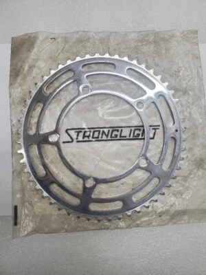 Plato 116 BCD 52 dientes Stronglight NOS TA 5 pernos vintage Foto 1 de 3