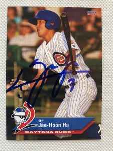 2011 Daytona Cubs Jae-Hoon Ha Auto Signed Autograph 