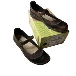 NAOT Kirei Mary Jane Shoes In Vintage Metal Pewter NWB Size EUR 40 US 9 - Picture 1 of 9