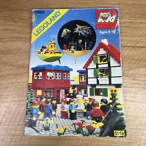 VTG Legoland Lego 6000 Idea Book Instruction Manual Only 1980 Classic - Picture 1 of 8