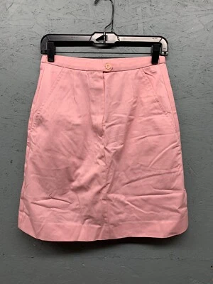 Falda para mujer Izod Lacoste talla 6 rosa mezcla de algodón tiro medio cremallera frontal Foto 1 de 4