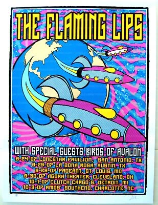 The Flaming Lips Concert Tour Poster 2007 - Image 1 of 2