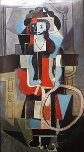 Pablo Picasso GIRL w/ HOOP 1919 QUALITY 1992 POSTER Printed in FRANCE 23.5 x 39 - Picture 1 of 8
