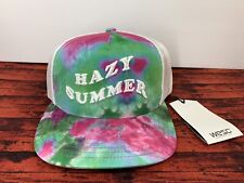 Wesc HAZY SUMMER tie dye Trucker SnapBack Hat Nike Hurley