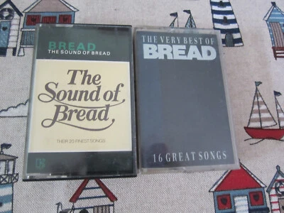 BREAD THE VERY BEST OF BREAD + THE SOUND OF BREAD X2 AUDIO CASSETTE ALBUMS - Image 1 of 4