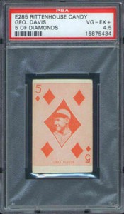 1933 E285 Rittenhouse Candy George Davis PSA 4.5 New York Giants