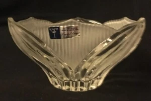 8" 24% Bleikristall handgeschliffen Jugendstil Schale - Bild 1 von 4