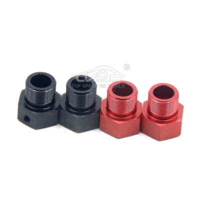 Eje de rueda trasera CNC de aleación buje hexagonal 24 mm apto para 1/5 HPI ROFUN RV KM BAJA 5B 5T Foto 1 de 4
