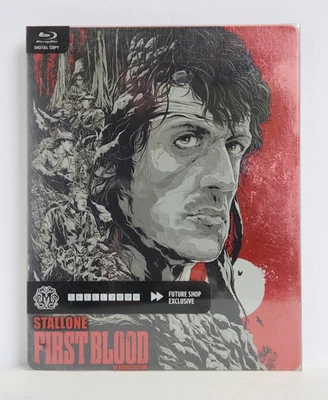 First Blood (1982) Blu-ray Rambo 2015 Mondo X #3 Future Shop Exclusive SteelBook - Image 1 of 4
