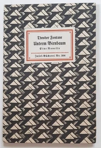 Insel-Bücherei Nr. 206 / Theodor Fontane - Unterm Birnbaum. EA Erste Ausgabe - Picture 1 of 1