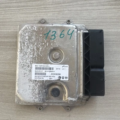 centralina motore fiat Qubo Nemo 1.3 D 75 HP 51918358  - Immagine 1 di 4