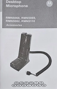 Base Station Desktop Microphone for Motorola RMN5068A CDM750 PM400 New In The B - Picture 1 of 5