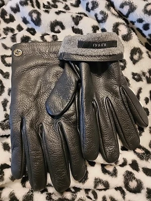 Fleece Lined Gucci Gloves - Image 1 of 2