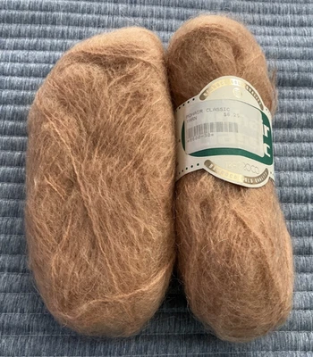 Berroco Mohair Clásico Oro Calidad Inglaterra Color Camello 2 Madejas Nuevo de Lote Antiguo Foto 1 de 4