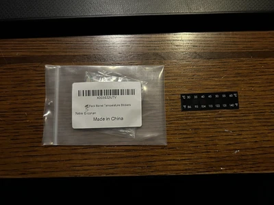 5 - Rifle Barrel Temperature stickers  NEW - Image 1 of 3