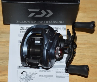 daiwa zillion SV TW 1016SV-SH baitcast reel right hand 7.3:1  8 +4 bearings NEW - Image 1 of 4