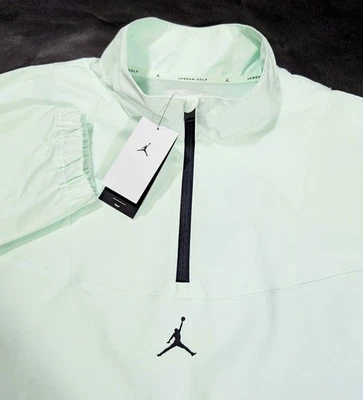 $125 Jordan Sport Men 1/4 Zip Woven Repel Golf Jacket Mint Green Size 2XL - Image 1 of 4