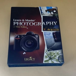 Learn & Master Photography w/Vince Wallace 17 Disc Set & Book Legacy Learning - Picture 1 of 5