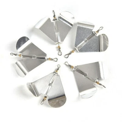 Bait Propeller Blades Part Spinner Spoon VIB Wear-resistance 5pcs Metal - Image 1 of 4