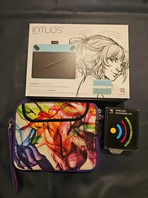 Wacom Intuos Draw Creative Pen Tablet Wireless Accessory Kit ACK-40401 And Case  - Image 1 of 4