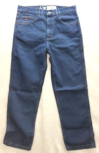 Lapco FR Jeans 34 X 30 Men's Blue Denim Workwear NPFA 2112 ATPV 13 High Rise - Picture 1 of 10