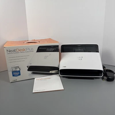 Neat Desk ND-1000 Desktop Scanner Digital Filing (Mac or PC ) Receipt/Card TAXES - Image 1 of 4