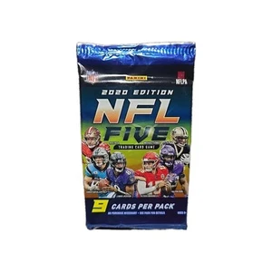 PANINI 2020 EDITION NFL Five Football Trading Card Pack, 9 Cards SEALED Pack - Picture 1 of 2