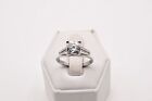 2 Carat Cubic Zirconia DQCZ Solid Sterling Silver 925 Engagement Ring Size 7