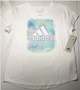 Girls Adidas Athletic Tee Shirt Youth Sports Active Wear L - Picture 1 of 6