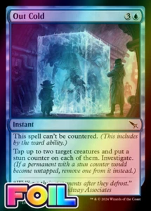 x1 Out Cold MKM MTG 66 FOIL COMMON M/NM 1x - Picture 1 of 1