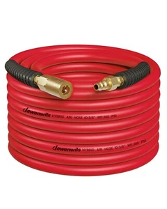 DEWENWILS 3/8In x 50FT Hybrid Air Hose, Flexible Kink Resistant Air Hose 300 PSI - Picture 1 of 11
