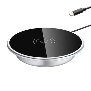 15W Ładowarka do zabudowy Bezprzewodowa USB-C Meble indukcyjne Bezprzewodowe ładowanie Qi Zasilacz - Zdjęcie 1 z 8