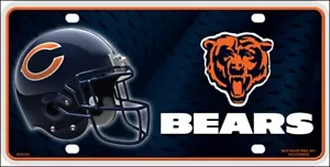 Chicago Bears Nummernschild mit Metallprägung - Bild 1 von 1