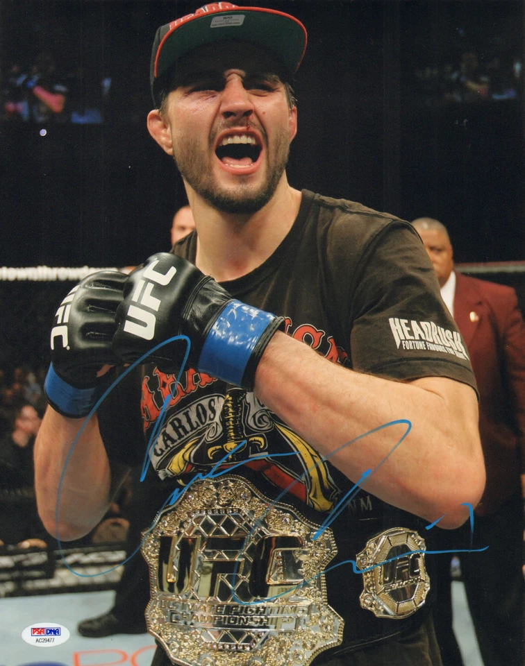 FOTO 11X14 FIRMADA POR CARLOS CONDIT CERTIFICADO DE AUTENTICIDAD PSA/ADN AC29477 UFC 195 154 143 WEC Foto 1 de 1