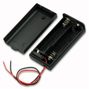 2x 2-AA Slot Battery 3V Holder Compartment Case Plastic ON/OFF Switch Cover Lid - Picture 1 of 12