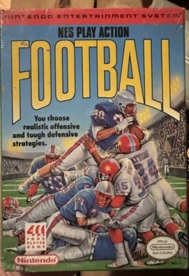 NES Play Action Football (Nintendo 1990) BRAND NEW FACTORY SEALED H SEAM - Image 1 of 3