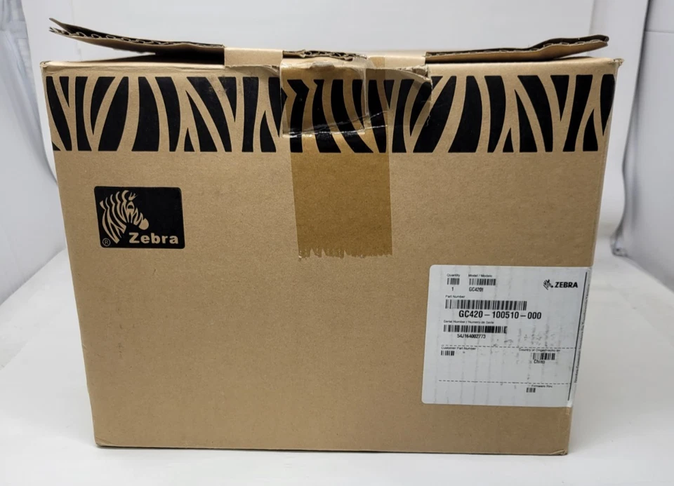 Zebra GC420T Thermal Transfer Barcode Shipping Label Printer Ethernet USB - Image 1 of 1