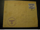 Luftfeldpost 1942 Feldpost = 12632 Breslau Luftwafe To Hannover Stamp On Cancel