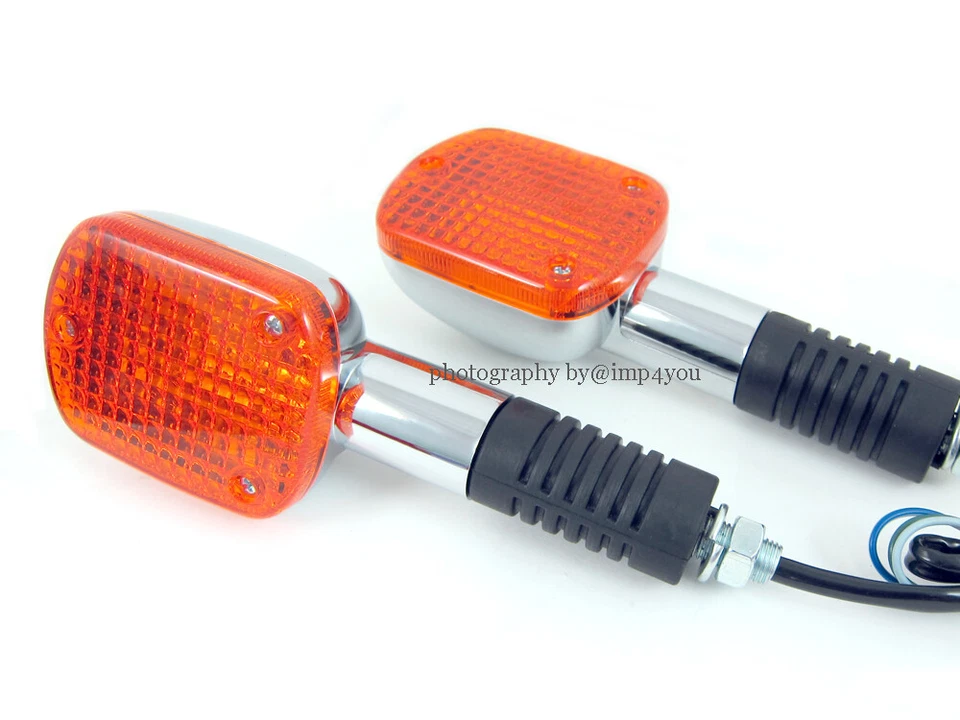 Pair Front Turn Signal Indicator for Honda V30 Magna VF500C CX650 w/stem Foto 1 de 1