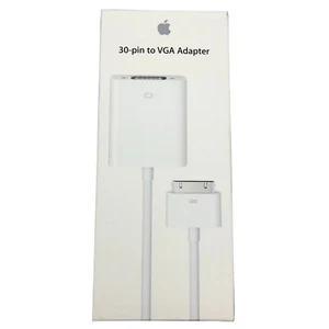 NEW Genuine Apple A1368 MC552ZM/B VGA 30-pin Cable Adapter for iPad iPhone iPod - Picture 1 of 10