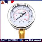 Hydraulic Fluid Pressure Gauge Tester Meter 0-3500Psi Us Thread Dial Manometer F