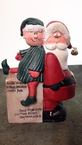 Crazy Mountain Santa and Elf Figurine - Picture 1 of 4