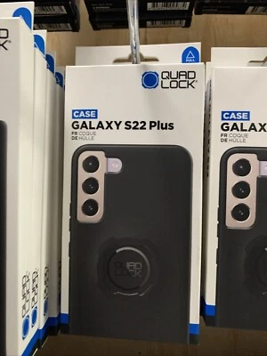 QUAD LOCK MOTORCYCLE SCOOTER BICYCLE PHONE SAMSUNG "GALAXY S22+ PLUS" CASE COVER - Image 1 of 4